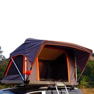 Camping Aluminum Car Rooftop Tent Automatic Truck Oxford cloth Road Trip 2 People Rainproof Off Road Soft Shell Roof Top Tent - Product Image 3