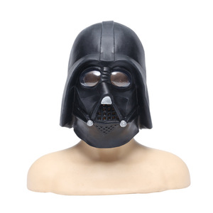 Schwarze Krieger-Klontruppen-Latexmaske Der Aufstieg Skywalkers Soldatenhelm für Halloween Gruselige Kopfbedeckung für Ostern Karneval - Product Image 5