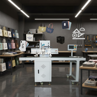 Máquina de Serigrafía Automática Nueva en Oferta, Tamaño del Cinturón 60*200cm, Área de Impresión 30x50cm, Impresora de Etiquetas/Tarjetas de Cama Plana