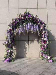Haute qualité écologique et durable fond de mariage salle de banquet studio <span class=keywords><strong>photo</strong></span> mur de fleurs artificielles - Product Image 6