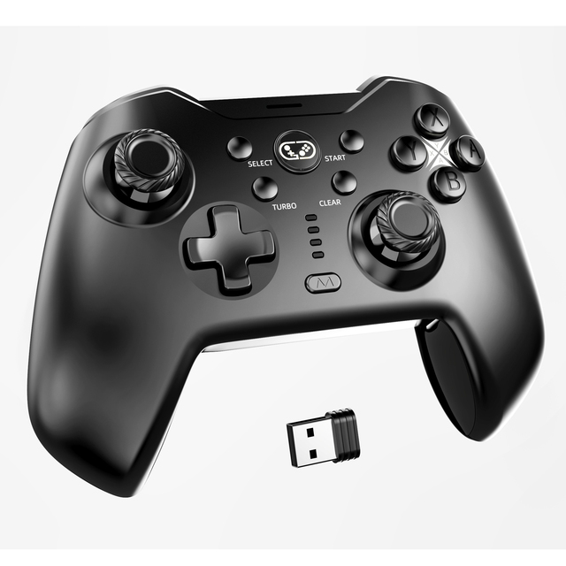 Customized Design 2.4GHz Wireless Joystick Game Controller with Vibration Motor Turbo Button & Motion Sensing for ONE