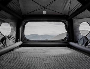 Tente de camping gonflable légère et portable en tissu Oxford, aventures en plein air, ouverture automatique quatre saisons, imperméable, pour la famille - Product Image 2