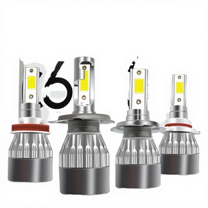 ราคาโรงงาน ไฟหน้ารถยนต์ LED C6 36W 8000LM สว่างพิเศษ Cob 6000k สำหรับ X1/X3/X6 AZERA - Product Image 4