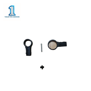 Échelle télescopique 80 mm, anneau de retenue circulaire en plastique noir non rainuré, accessoire de réparation anti-usure à manchon lisse - Product Image 2