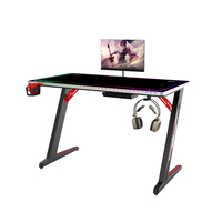 Bigfield — meuble de Gaming fixe en forme de Z, plusieurs couleurs, RGB, offre spéciale