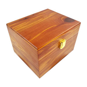 Natürliche Zeder Massivholz Urne Langlebige luftdichte Feuchtigkeit & Insekten resistente Einäscherung Memorial Chest Holzkisten - Product Image 3