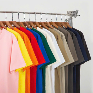 Camisetas personalizadas unisex 100% algodón a granel camisas de sublimación en blanco de gran tamaño con logotipo bordado de diseño de transferencia de calor - Product Image 4