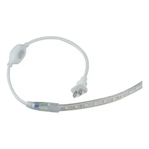 25 metri LED tubo 5050 rotolo 110v spina luce bianca fredda temperatura colore RGB paesaggio giardino applicazione corpo in PVC EPistar WiFi - Product Image 4