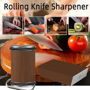 Affûteur de couteaux à roulettes Couteau magnétique Kit de pierre à aiguiser diamant à pointe rapide avec outils de cuisine à rouleau d'angle de 15 et 20 degrés - Product Image 4