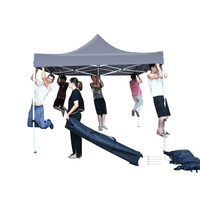 Carpa Publicitaria Resistente al Agua, Plegable, 3x3, para Exteriores, con Logotipo Visible, Resistente al Viento