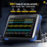 FNIRSI DPOS350P 4-IN-1 350MHz 1GSPS Tablet Oscilloscope Signal Generator Spectrum Analyzer Frequency Response Analyzer