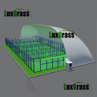 LUX PADEL Modèle 3D de la couverture de padel Toit pneumatique