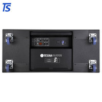 TTS 36-A Double caisson de basses actif haute puissance de 18 pouces, 96 kHz, traitement DSP 32 bits, enceinte de qualité professionnelle
