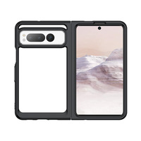 Sacs gonflables Coin antichoc Protecteur Crystal Acrylic Gel Bumper Phone Cover Transparent TPU Acrylic Case for Pixel Fold