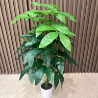 Meilleures ventes : Arbre à monnaie artificiel réaliste et pratique en pot, ornement décoratif paysager pour la maison, le balcon et la véranda