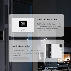 Sistema de Almacenamiento de Energía Híbrido Todo en Uno <span class=keywords><strong>CFE</strong></span> <span class=keywords><strong>CFE</strong></span>-Power Stream 4 de 3kW, Batería de Respaldo para el Hogar de 4kWh y 12.8V LiFePO4 - Product Image 3