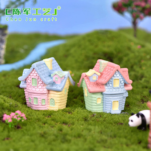 Decoración Voladora de Globos Chunjun, Accesorios de Paisajismo para Bonsái y Suculentas, Casa de Resina de Varios Pisos, Manualidades - Product Image 5