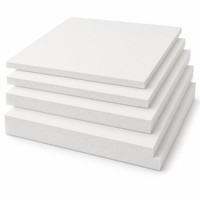Panneau en mousse PVC ignifuge de 3 mm, 5 mm, 10 mm, 12 mm, densité 0,55, 1220x2440 mm, découpé sur mesure, pour signalétique et panneaux publicitaires