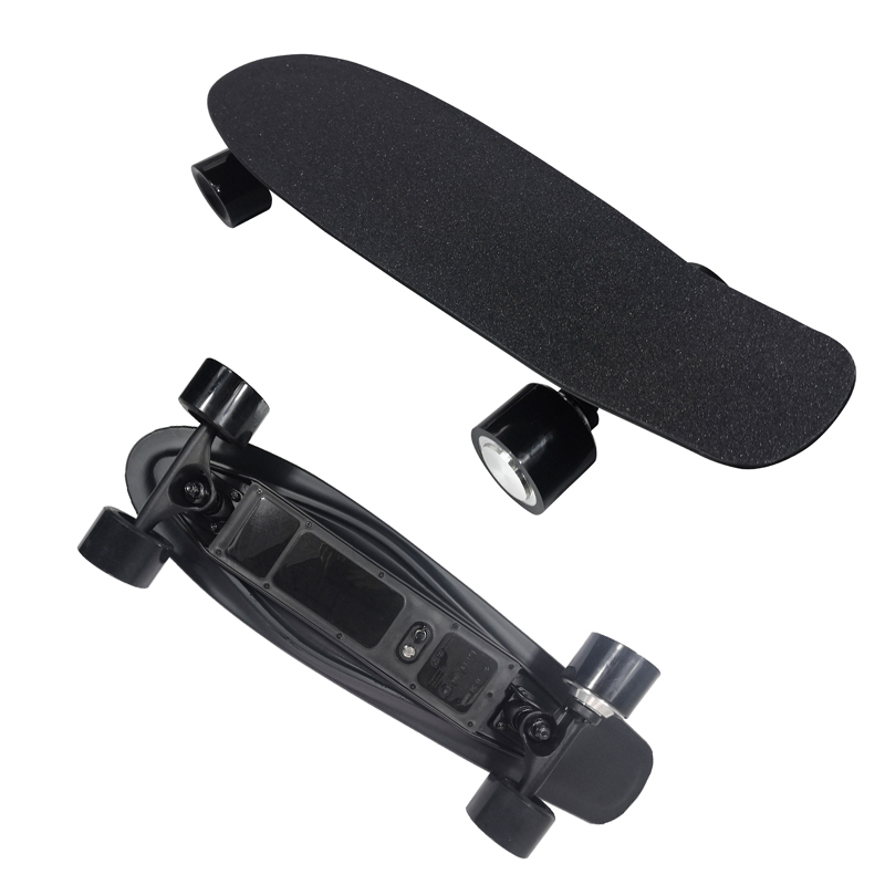 Motor impulsionado 350w, novo tipo portátil de prancha de surf gama todo o terrain elétrico longboard skate