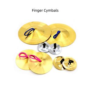 Jello FC-1 5.3 cm Ferro Dedo Pratos Sagat Zagat Zill Traje de Dança do Ventre Oriental Profissional Gong Pratos para Dançar - Product Image 4