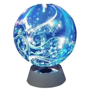 High Definition Round Led Screen 3D Hot Selling Full Color LED Ball LED Curve Spherical Screen LED Sphere Display