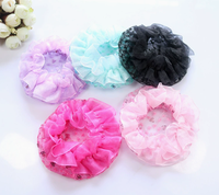 Filet à cheveux élastique invisible pour chignon de ballet pour filles et femmes, accessoires de coiffure en maille pour la danse