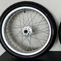 Kit complet de roues Surron Light Bee X Ultra 17 Talaria MX3 MX4 MX5 XXX E-Ride Pro SS Supermoto avec moyeu usiné CNC et jante en aluminium