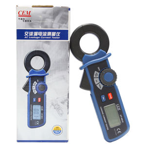 เครื่องวัด <span class=keywords><strong>DT</strong></span>-<span class=keywords><strong>9810</strong></span> <span class=keywords><strong>CEM</strong></span> แบบหนีบขนาดเล็กพร้อมไฟ LED ที่มองเห็นได้ชัดเจนตัวทดสอบกระแสไฟรั่วแมว II 300V ความปลอดภัย30มม. ขนาดกราม - Product Image 5