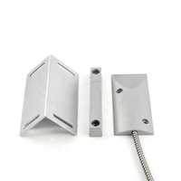 Capteur de contact magnétique intelligent étanche/anti-intempéries pour porte de garage à enroulement, interrupteur d'alarme stroboscopique à montage en surface, en métal