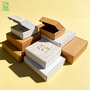 Cajas <span class=keywords><strong>de</strong></span> Cartón Corrugado Ecológicas Personalizadas para Envío, Cajas <span class=keywords><strong>de</strong></span> Embalaje con Logotipo para Alimentos, Snacks y Productos - Product Image 2