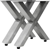 Pied de table moderne en fonte et acier inoxydable réglable, haute qualité, prix de gros, pour restaurant, cuisine, bureau, salle à manger
