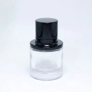 Wholesale 50ml 100ml Clear <b>Glass</b> Perfume <b>Bottles</b> Luxury Magnetic Cap <b>Pump</b> Sprayer Refillable Custom Screen Printing - Product Image 5