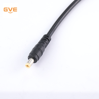 Adaptor AC DC GVE 24V 4A dengan Sertifikasi CE, Adaptor Daya untuk Lampu Strip LED, Kompatibel dengan Koneksi Desktop