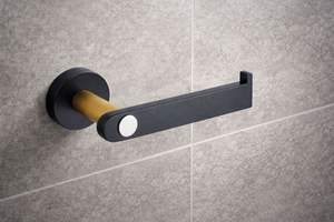 Juego de Accesorios de Baño de Acero Inoxidable 304 de Lujo Moderno para Montar en la Pared: Toallero y Portarrollos - Cromado - Product Image 4
