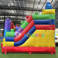 Vente en gros Block Party Bounce House Structure Château gonflable gonflable et équipement d'amusement intérieur