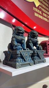 <span class=keywords><strong>Statue</strong></span> de lion <span class=keywords><strong>en</strong></span> marbre africain à impression 3d personnalisée - Product Image 3