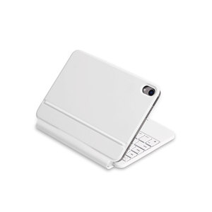 Funda con Teclado F83 Pro+ Blanca de PU para <span class=keywords><strong>iPad</strong></span> <span class=keywords><strong>Mini</strong></span> 6/7 con Panel Táctil Retroiluminado RGB, Diseño Delgado y Elegante - Product Image 2