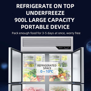 Congélateur industriel durable à quatre portes, économe en énergie, refroidissement par air et direct, <span class=keywords><strong>réfrigérateur</strong></span> en gros - Product Image 3