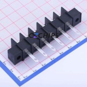 KF45HM-9.5-6P Barrier Terminal Block Through hole Component (THT),P=9.5mm Connector Two Sides 9.5mm 1x6P Straight Pin - Product Image 2