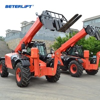 Similaire aux chargeurs télescopiques tout-terrain JCB Manitou, mini-chargeurs télescopiques, chariots élévateurs télescopiques de 6 m, 7 m, 18 m pour la manutention des matériaux