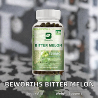 Poudre de melon amer naturelle en capsules, ingrédient pour la fabrication alimentaire, approvisionnement en vrac