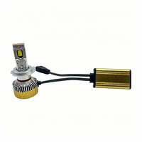 Nouvelle ampoule de phare LED H7 pour voiture, P130 Super Lumen 12V 140W 15000LM 6000K, double tube en cuivre, haute luminosité, phare avant LED pour voiture
