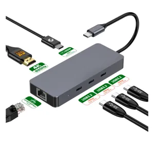 Fabricante profesional Usb-C A Adaptador de pantalla 4K Ultra Hd compatible con HDMI Tipo C Adaptador 4K 60Hz compatible con HDMI