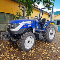 Traktor Roda Penggerak 4WD BABOSS Pertanian 70 HP Mesin Quanchai Pompa Motor Multifungsi untuk Membajak dan Menggemburkan Lahan Pertanian Kecil