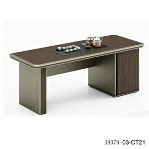 Escritorio de Oficina Rectangular Moderno de Madera 38079-03-HY60, Mueble Comercial de Diseño Contemporáneo Independiente - Product Image 2