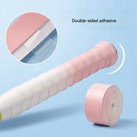 Sangles de tennis à dégradé de couleur, pré-coupées, absorbantes, antidérapantes, pour un contrôle et un confort maximum, en PU, pour badminton, padel, pickleball