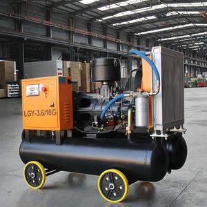 Compresseur d'air portatif de vis de Kaishan avec le mobile des roues 15KW pour l'exploitation minière de construction et la rupture de <span class=keywords><strong>pile</strong></span> - Product Image 5