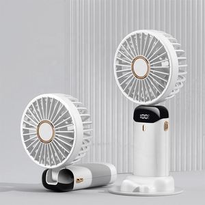 2024 New Arrivals <b>Usb</b> Rechargeable Portable Hand Installed by Table With Phone Holder,Handheld <b>Mini</b> Neck <b>Fan</b> - Product Image 5
