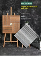 Carrelage mural antidérapant résistant à l'usure en bois grainé mat 600x600 10mm d'épaisseur pour usage extérieur traditionnel des cours et des pièces Jintailong