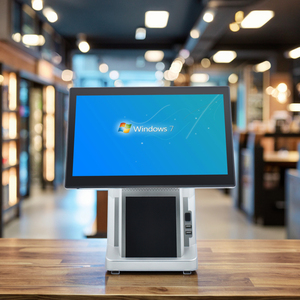 Sistema de menú electrónico POS de tableta Windows 10 De 15,6 pulgadas Google Play para pedidos de autoservicio en restaurantes caja registradora POS - Product Image 3